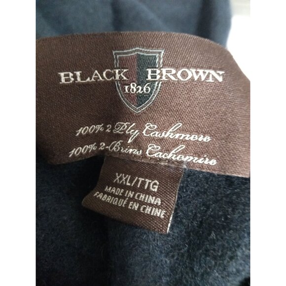 Black Brown 1826 Men's Turtleneck Sweater Size XXL-See Measurements - Picture 5 of 6